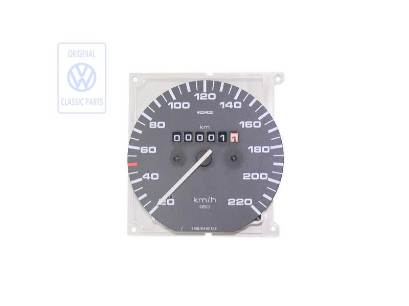 Original VW Speedometer Without Kilometre Trip Recorder - 193957031B