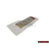 Original VW TDI Rear Boot Chrome Red Badge Emblem - 3B0853675ABGQF