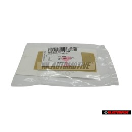 Original VW TDI Rear Boot Chrome Red Badge Emblem - 3B0853675ABGQF