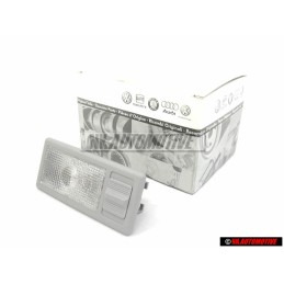 Original VW Passanger Interior Dome Map Compartment Light Grey - 443947105C 4YX