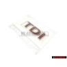 Original VW TDI Rear Trunk Boot Badge Emblem Red - 1J0853675ACGQF