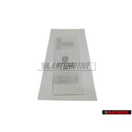 Original VW TDI Rear Trunk Boot Badge Emblem Red - 1J0853675ACGQF