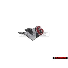 Original VW V6 Front Grill Badge Emblem Chrome Red - 1J5853679A GQF