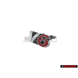 Original VW V6 Front Grill Badge Emblem Chrome Red - 1J5853679A GQF