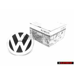 Original VW Rear Boot Badge Emblem Chrome - 6C0853617
