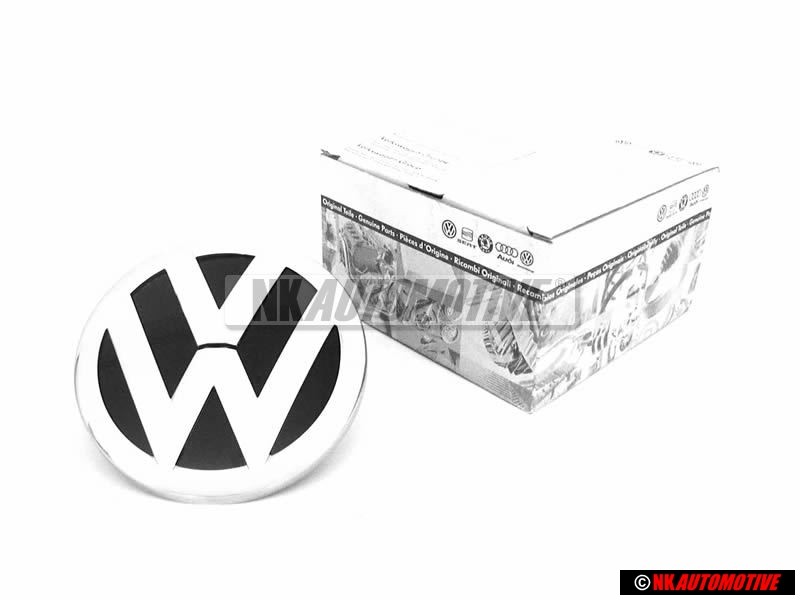 Original VW Rear Boot Badge Emblem Chrome - 6C0853617