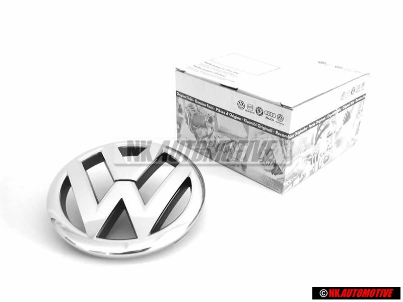 Original VW Front Grill Badge Emblem Chrome - 6R0853600A ULM