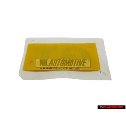 Original VW GT Rear Boot Badge Emblem Silver Blue - 6R0853675S AFL