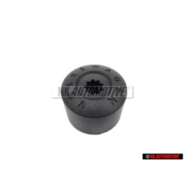 Original VW Cap Wheel Bolt Satin Black - 1K0601173A 9B9