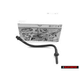 Original VW Brake Servo Vacuum Pipe with Non Return Valve LHD - 531611931D