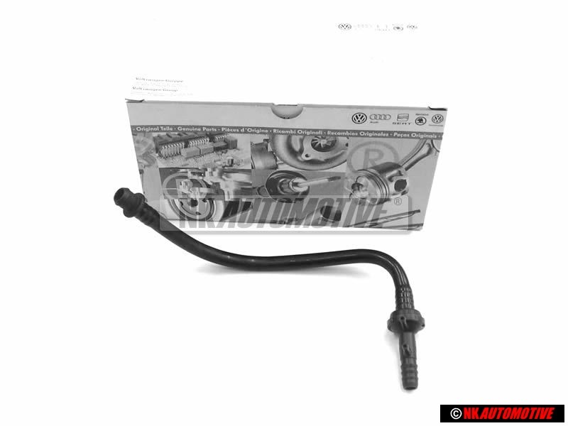 Original VW Brake Servo Vacuum Pipe with Non Return Valve LHD - 531611931D