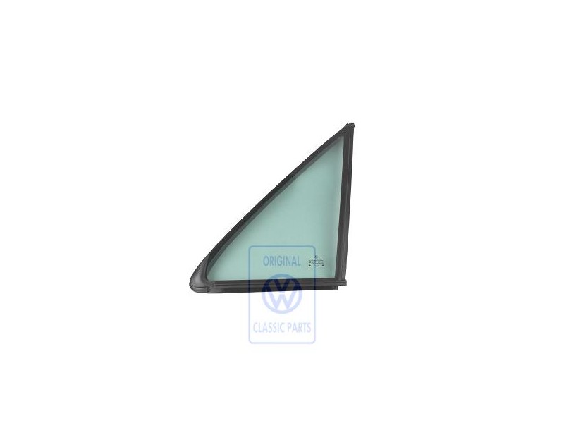 Original VW Fixed Door Window With Seal - 191845241C