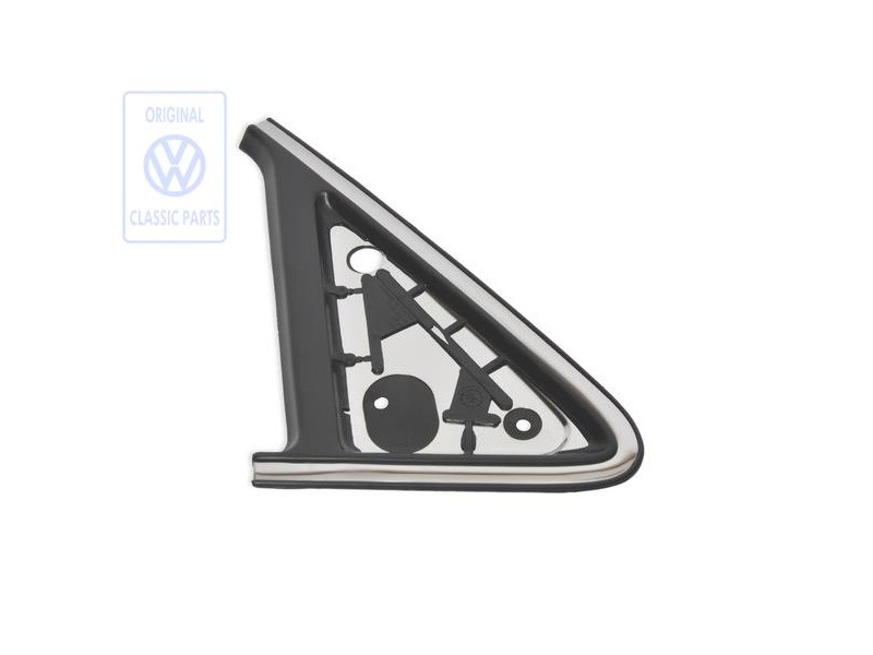 Original VW Corner Section Moulding For Door Window - 191853220A