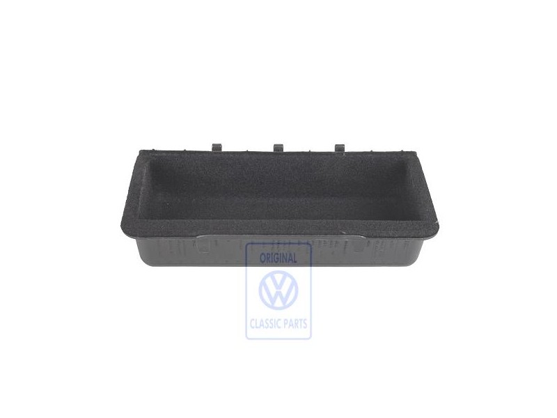 Original VW Stowage Box Satin Black - 191857925C LN8