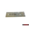 Original VW Film Lettering Satin Black/Titanium Silver - Dark - 165853750B TB1