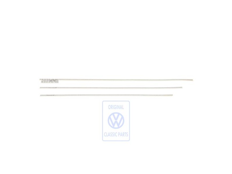 Original VW Trim Strip For Fender, Door, Side Panel - 191898525D TB1