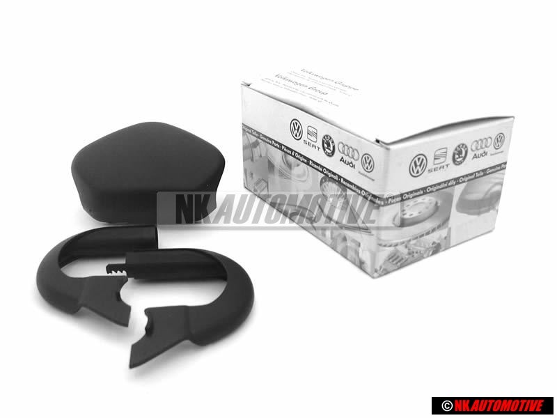 Original VW Safety Belt Cover Cap Trim Black - 1J0858189C B41