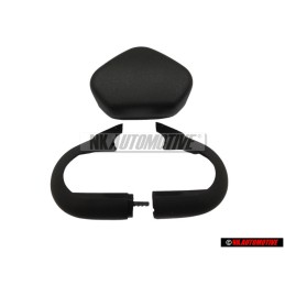 Original VW Safety Belt Cover Cap Trim Black - 1J0858189C B41