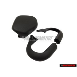 Original VW Safety Belt Cover Cap Trim Black - 1J0858189C B41