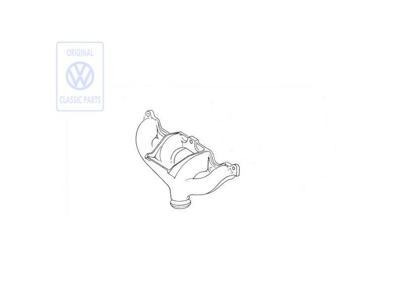 Original VW Exhaust Manifolds - 036253033