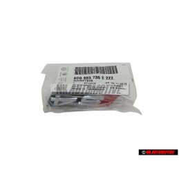 Original Audi S4 Front Grill Badge Emblem Black Chrome Red - 8D0853736E 2ZZ