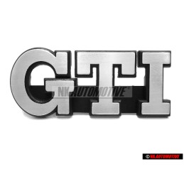 VW Classic Parts GTI Front Grill Badge Emblem Silver - 191853679L GX2