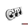 VW Classic Parts GTI Front Grill Badge Emblem Silver - 191853679L GX2