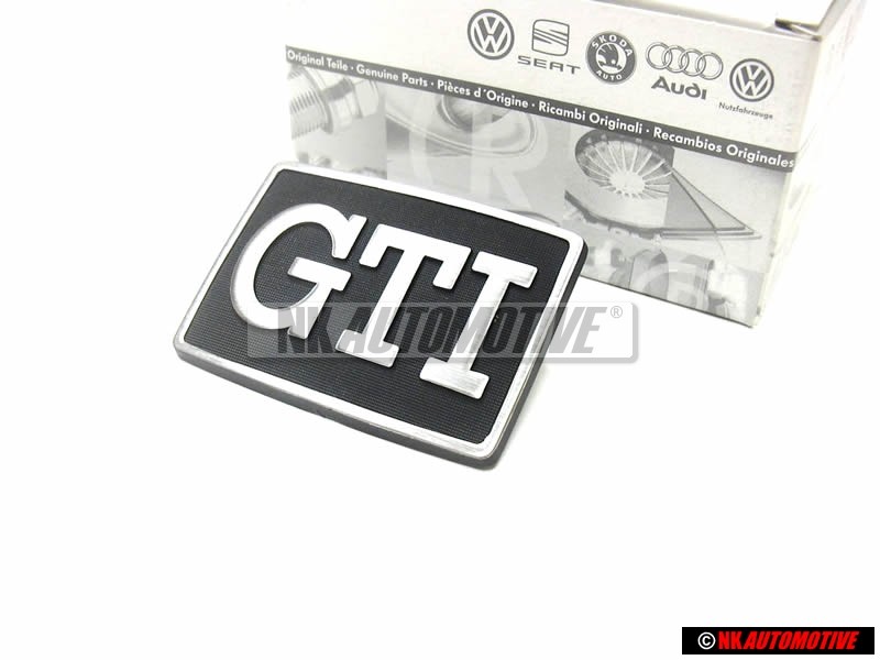 Original VW GTI Side Badge Emblem Chrome - 191853688J GX2