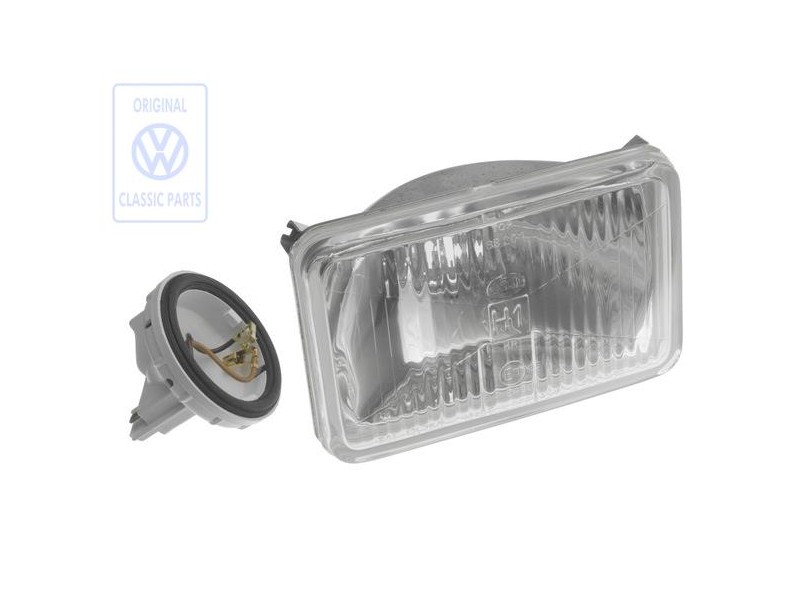 Original VW Headlight Insert (Halogen) Main Beam Light - 533941653