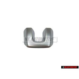 Original VW Steering Wheel Blank Badge Emblem Aluminium - 1K8419685 3Q7