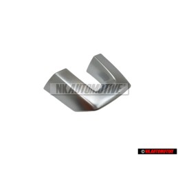 Original VW Steering Wheel Blank Badge Emblem Aluminium - 1K8419685 3Q7