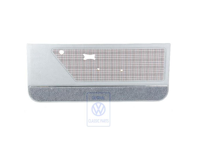 Original VW Door Panel Trim (Cloth) Dove Grey - 155867016AQWP6