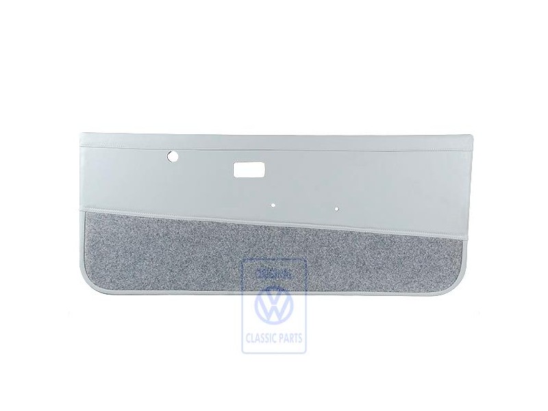 Original VW Door Panel Trim (Leather) Dove Grey - 155867016BCSW7