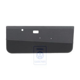 Original VW Door Panel Trim (Leather) Black - 155867016BCXV6