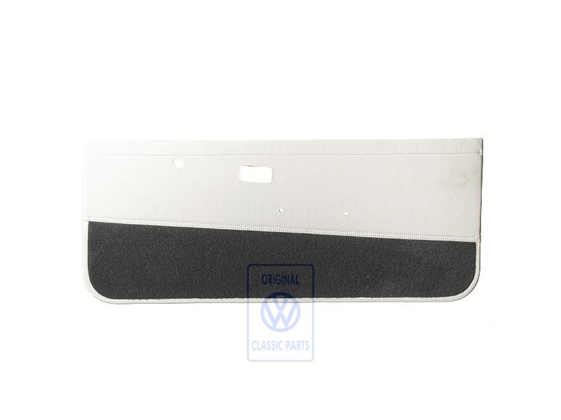 Original VW Door Panel Trim (Leather) Alaska White - 155867016BCXV8