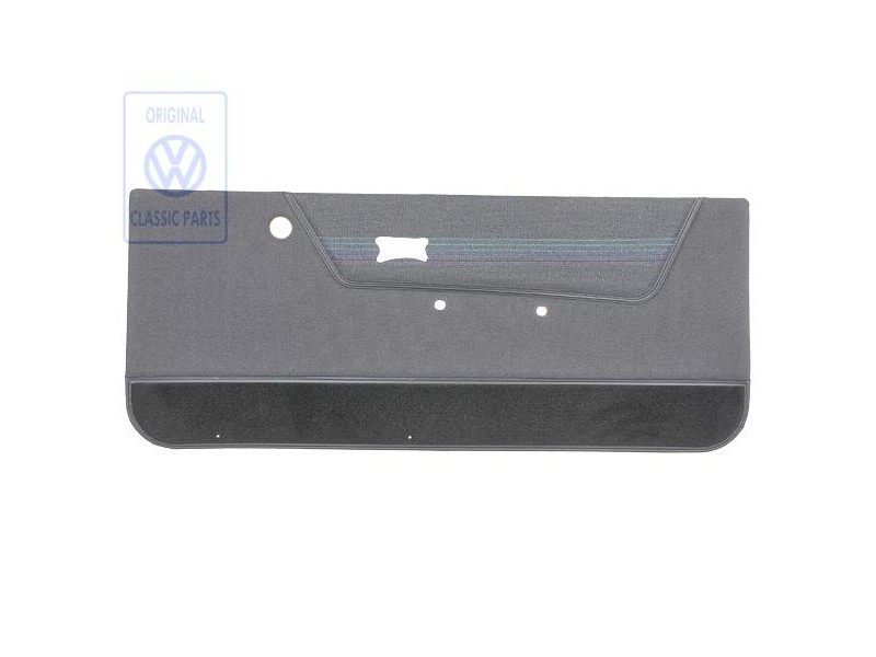 Original VW Door Panel Grey Black/Blue/Green - 155867016CMAYL