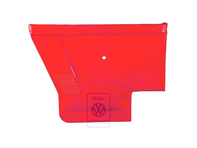 Original VW Side Panel Trim (Leather) Ember Red - 155867043Q 4MH