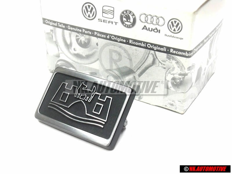 Original VW WOLFSBURG Front Wing Side Repeater Badge Emblem - 165853688A GX2