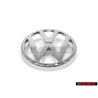 Original VW Front Grill Badge Emblem Chrome - 321853601