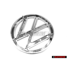 Original VW Front Grill Badge Emblem Chrome - 321853601