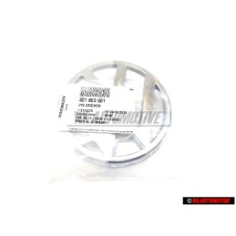 Original VW Front Grill Badge Emblem Chrome - 321853601