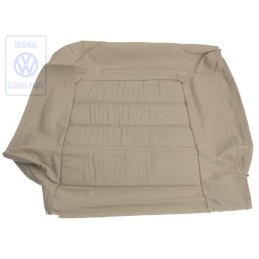 Original VW Backrest Cover (Leather) Light Beige - 155885806E 2YC