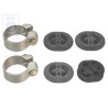 Original VW 1 Set Fixing Parts For Intermediate Pipe And Rear Silenc - 171298001