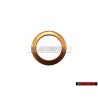 Original VW Oil Drain Plug Sealing Ring - N 0138492