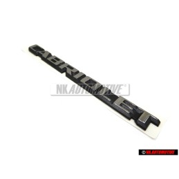 Original VW CABRIOLET Rear Badge Emblem Brushed Silver - 155853687F GX2