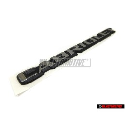 Original VW CABRIOLET Rear Badge Emblem Brushed Silver - 155853687F GX2