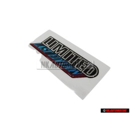 Original VW LIMITED LAST EDITION Panel Badge Emblem Multicolor - 255853679D CHY