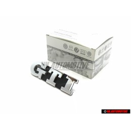 Original VW GTI Front Grill Badge Emblem Chrome - 1K6853679D FXC