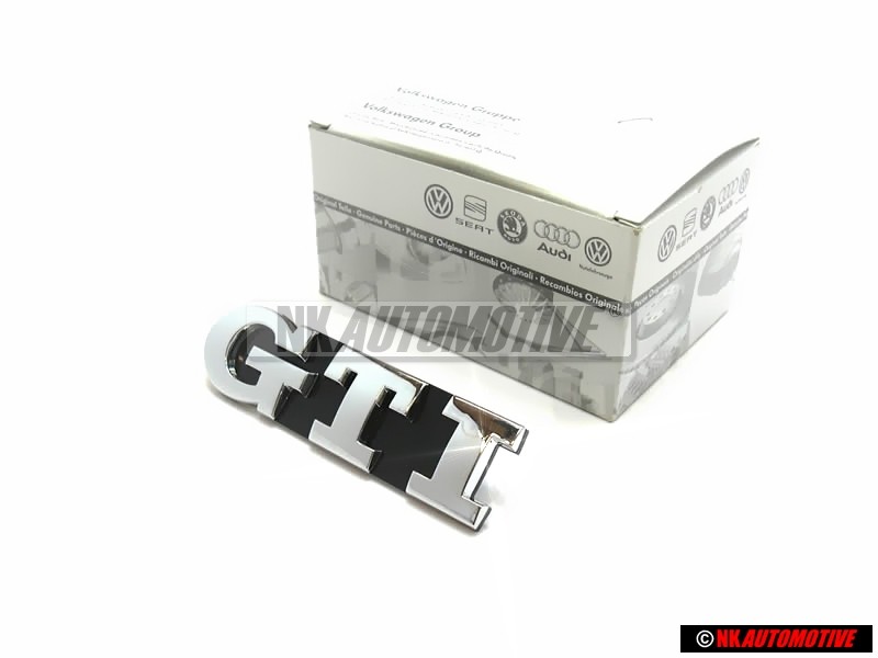 Original VW GTI Front Grill Badge Emblem Chrome - 1K6853679D FXC