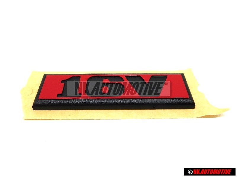 Original VW Inscription Satin Black Tornado Red 16V - 191853675E QN5
